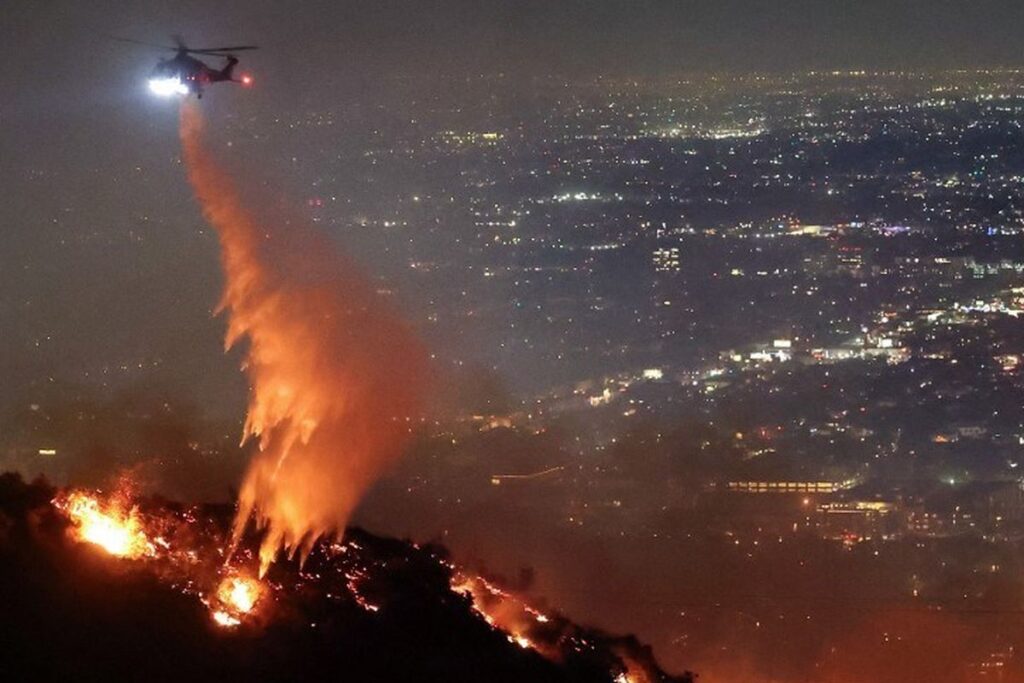 Kebakaran di Los Angeles